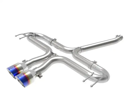 aFe 49-36625-L Takeda 2-1/2in 304 SS Axle-Back Exhaust w/Blue Flame Tips 17-20 Honda Civic Sport L4-1.5L (t)