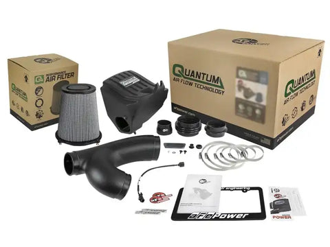 aFe 53-10008D Quantum Pro DRY S Cold Air Intake System 15-18 Ford F150 EcoBoost V6-3.5L/2.7L -
