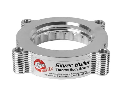 aFe 46-33011 Silver Bullet Throttle Body Spacers TBS Ford F-150 Raptor 10-12 V8-6.2L