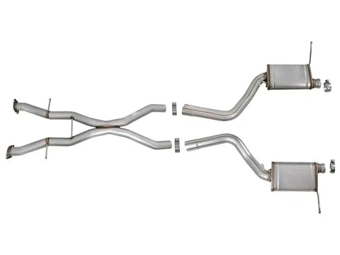aFe 49-38058 MACHForce XP 12-17 Jeep Grand Cherokee WK2 SRT8 V8-6.4L 304SS Cat-Back Exhaust w/o Resonator
