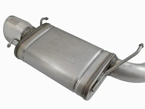 aFe 49-34063-P Mach Force-Xp 3in CB Stainless Steel Dual Exhaust System w/Polished Tips 09-15 Cadillac CTS-V