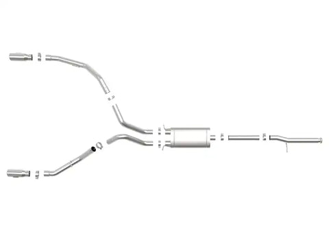 aFe 49-44111-P Apollo GT Series 3 IN 409 SS Cat-Back Exhaust System w/ Polish Tip GM Sierra 1500 09-18