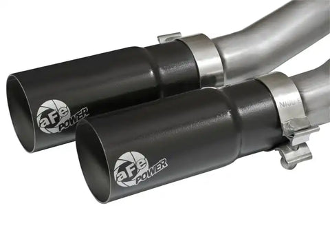 aFe 49-44070-B Rebel Series CB Middle-Side Exit SS Exhaust w/ Black Tips 09-16 GM Silverado/Sierra V6/V8