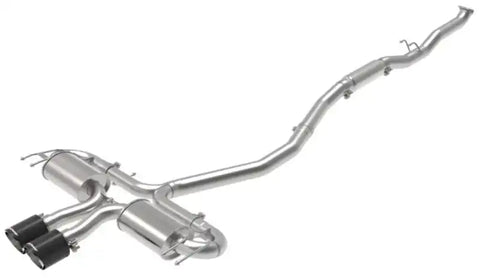aFe 49-36624-C Takeda 3in 304 SS Cat-Back Exhaust System w/CF Tips 17-20 Honda Civic Sport L4-1.5L (t)