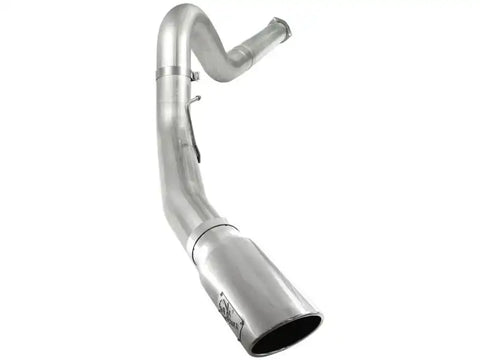 aFe 49-03055-P Atlas 5in DPF-Back Aluminized Steel Exh Sys, Ford Diesel Trucks 11-14 v8-6.7L (td) Polished tip