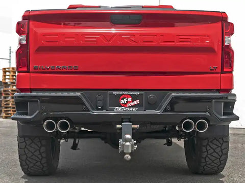 aFe 49-34105-P Vulcan Series 3in 304SS Exhaust Cat-Back Exh w/ Pol Tips 2019 GM Silverado / Sierra 1500 V8-5.3L