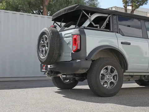 aFe 49-33138-P 2021+ Ford Bronco L4-2.3L (t) / V6-2.7L (tt) Vulcan 3in. to 2.5in. SS Cat-Back - Polished
