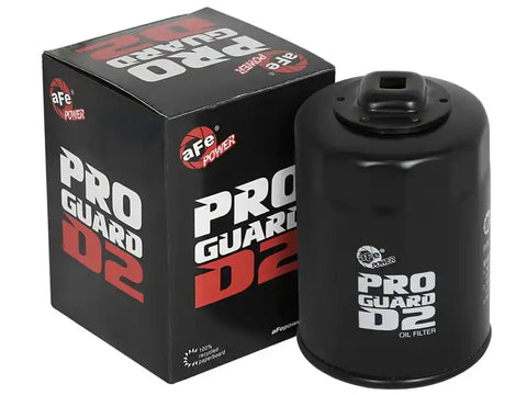 aFe 44-LF025-MB ProGuard D2 Oil Filter (4 Pack) 11-13 Ford F-150 V6 3.5/3.7L / V8 5.0L (w/ 3/8in Ratchet Drive)