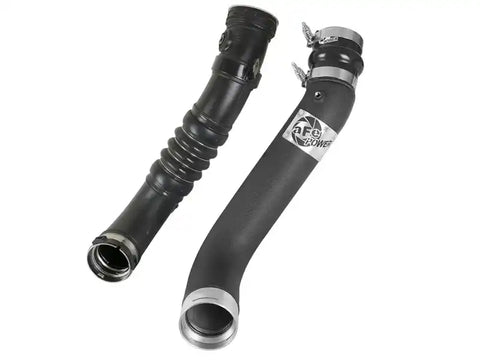 aFe 46-20339-B BladeRunner 3in Black Intercooler Tube Cold Side 17-18 GM Diesel Trucks V8 6.6L (td) L5P