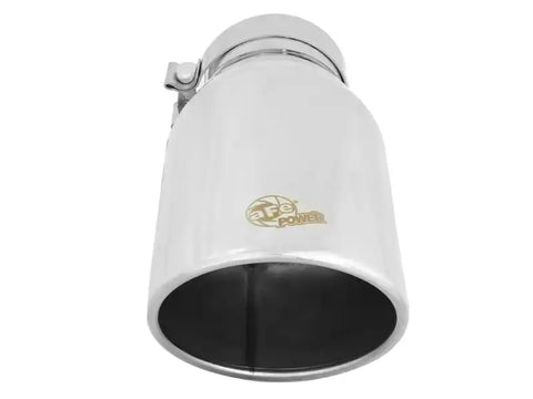 aFe 49T40604-P12 Diesel Exhaust Tip Bolt On Polished 4in Inlet x 6in Outlet 12in Length