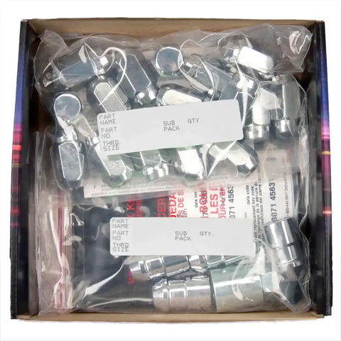 McGard 4 Lug Hex Install Kit w/Locks (Cone Seat Nut) M12X1.5 / 13/16 1.5in. Length - Chrome