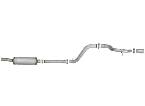 aFe 49-48075-P MACH Force-Xp 2.5in 409SS Axle-Back Hi-Tuck Exh Sys w/ Pol Tip 18-20 Jeep Wrangler (JL) V6 3.6L