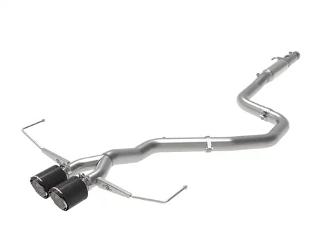 aFe 49-37011-C Takeda Exhaust Cat-Back 19-20 Hyundai Veloster 304SS Carbon Fiber Dual Tips