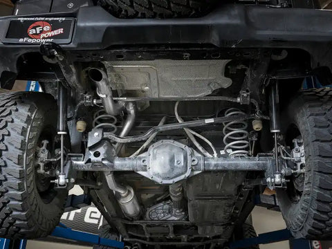 aFe 49-48065-1 MACH Force-Xp 2.5in 409 SS Catback High-Tuck Exhaust 18-21 Jeep Wrangler (JL) 3.6L 4-Door