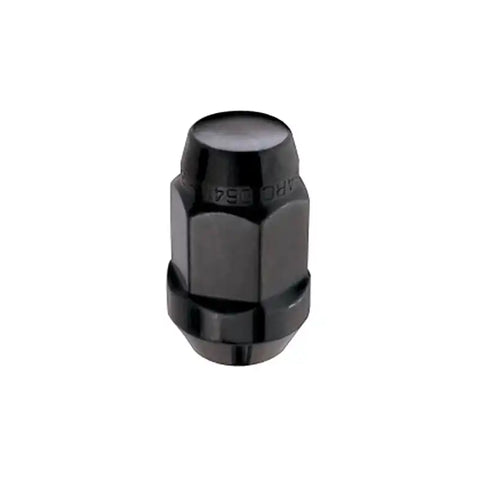 McGard Hex Lug Nut (Cone Seat Bulge Style) M14X1.5 / 22mm 1.635in. Length (4-Pack) - Black