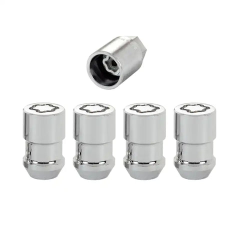 McGard Wheel Lock Nut Set - 4pk. (Cone Seat) 7/16-20 / 3/4 Hex 1.46in. Length Chrome