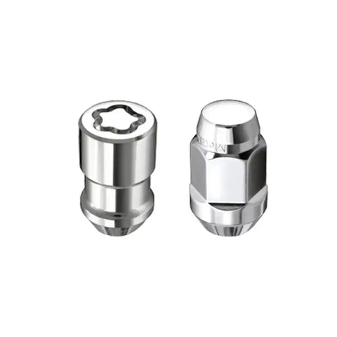 McGard Jeep Wrangler Install Kit (Cone / Bulge) 1/2-20 3/4 Hex (18 Lug Nuts 5 Locks) - Chrome