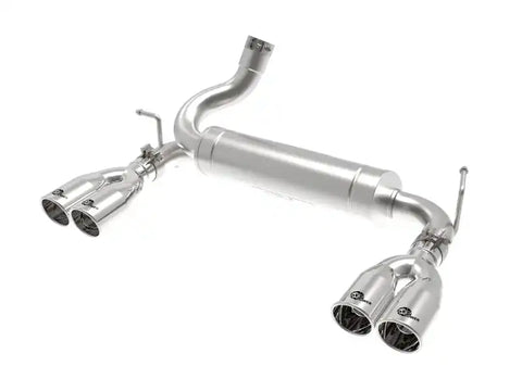 aFe 49-38086-P Vulcan Series 2.5in 304 SS Axle-Back Exhaust Polished 07-18 Jeep Wrangler (JK) V6-3.6/3.8L