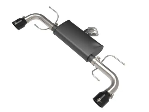 aFe 49-37021-B Takeda 17-21 Mazda CX-5 2.5L (t) 2.5in. SS Axle-Back Exhaust System w/Black Tips