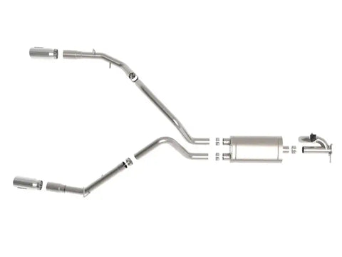 aFe 49-32081-P Gemini XV 3in 304 SS Cat-Back Exhaust 19-21 Ram 1500 V8 5.7L Hemi w/ Polish Tips