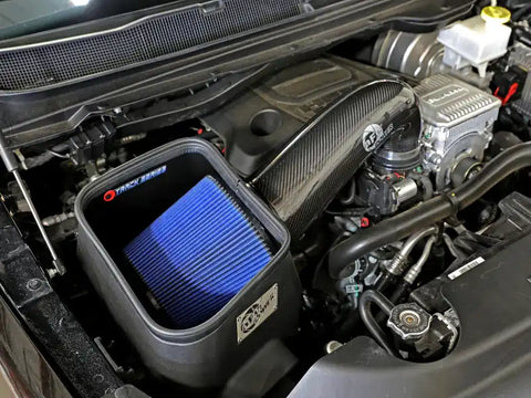 aFe 57-10011R 19-20 Dodge RAM 1500 5.7L Track Series Carbon Fiber Cold Air Intake System w/Pro 5R Filter