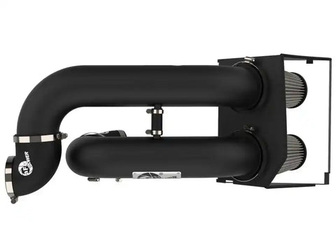 aFe 51-12972-B MagnumFORCE 2XP Intake w/3.5in Black Steel Housing Pro DRY S Filter 2017 Ford F-150 V6-3.5L (tt)