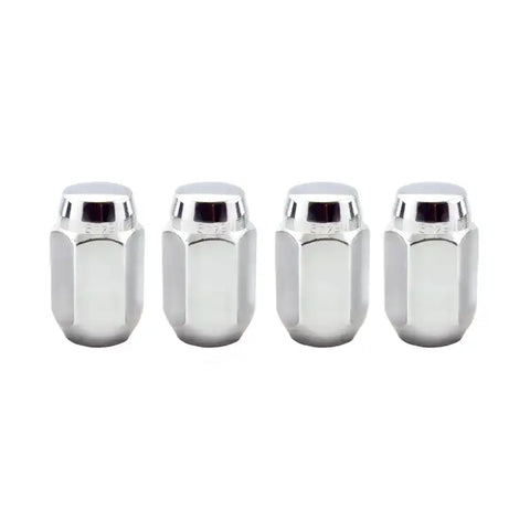 McGard Hex Lug Nut (Cone Seat) M12X1.5 / 13/16 1.5in. Length (4-Pack) - Chrome