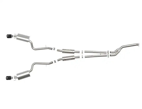 aFe 49-36059-B POWER Takeda 16-17 Lexus IS200t L4-2.0L (t) 2.5in-3in 304 SS CB Exhaust w/ Black Tips