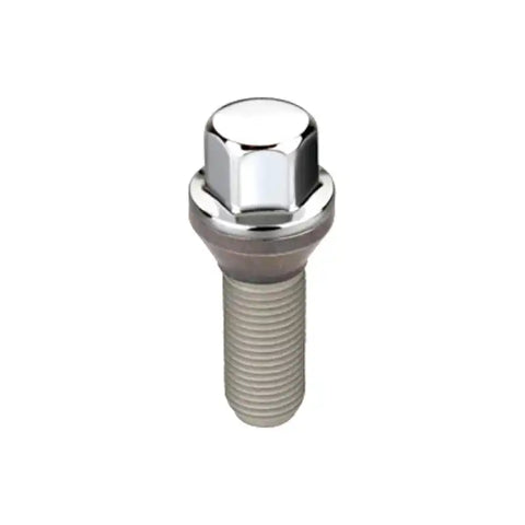 McGard Hex Lug Bolt (Cone Seat) M12X1.25 / 17mm 25.6mm Shank Length (Box of 50) - Chrome