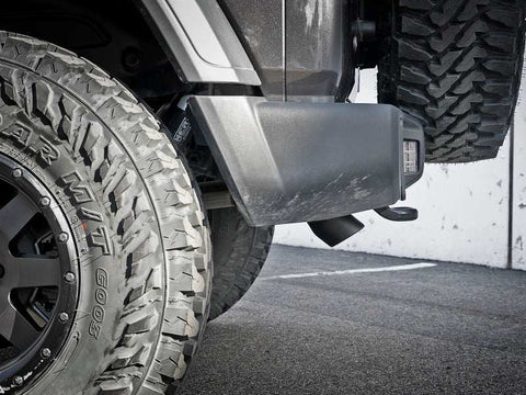 aFe 49-48070-1B MACH Force-Xp Axle-Back Exhaust System w/Black Tip 18-20 Jeep Wrangler L4-2.0T / V6-3.6L
