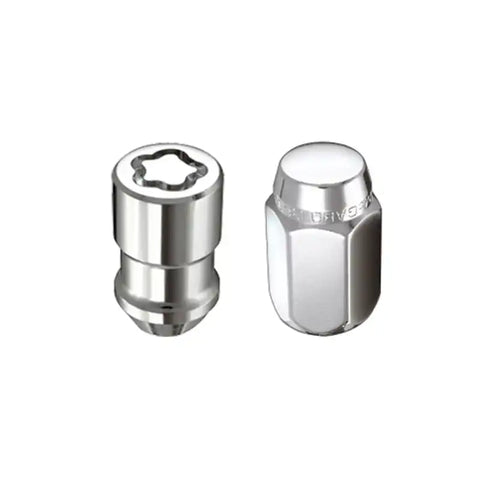 McGard 5 Lug Hex Install Kit w/Locks (Cone Seat Nut) 7/16-20 / 13/16 1.5in. Length - Chrome