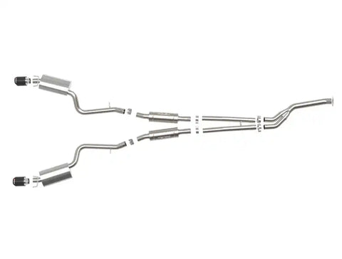 aFe 49-36059-C POWER Takeda 16-17 Lexus IS200t L4-2.0L (t) 2.5in-3in 304 SS CB Exhaust - Carbon Fiber