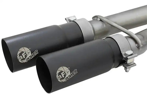 aFe 49-46124-B Rebel Series 3in 409 SS Cat-Back Exhaust w/ Black Tips 04-15 Nissan Titan V8 5.6L
