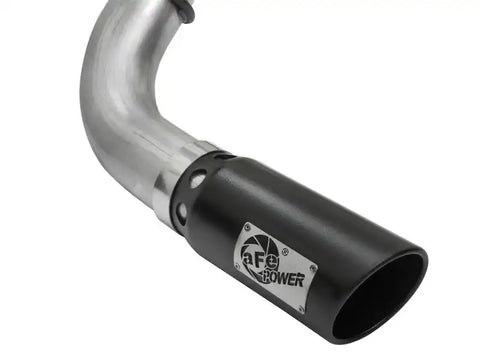 aFe 49-46113-B LARGE Bore HD DPF-Back SS Exhaust w/ Black Tip 2016 Nissan Titan XD V8-5.0L (td)