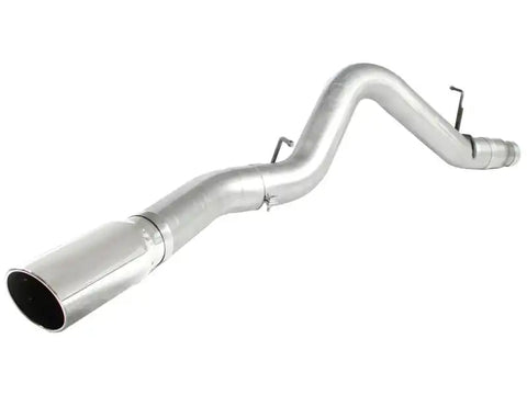 aFe 49-04041-P Atlas Exhaust 5in DPF-Back Al Steel 11-13 GM Diesel Trucks V8-6.6L (td) LML (Pol Tip)