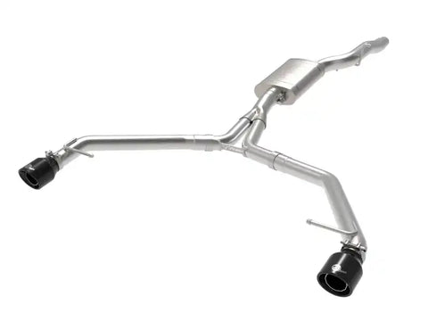 aFe 49-36437-B MACH Force-Xp 13-16 Audi Allroad L4 SS Axle-Back Exhaust w/ Black Tips