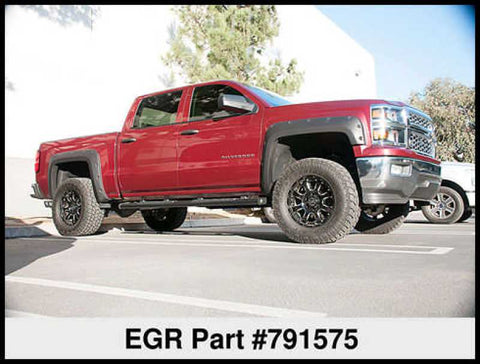 EGR 14+ Chev Silverado 6-8ft Bed Bolt-On Look Fender Flares - Set Matte