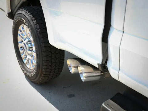 aFe 49-43117-P Rebel Series 3in 409 SS Cat-Back Exhaust w/ Polish Tips 17-20 Ford F-250 V8 6.2L