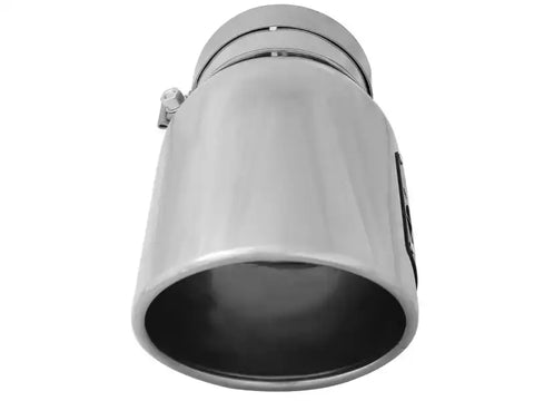 aFe 49T50702-P12 Diesel Exhaust Tip Bolt On Black 5in Inlet x 7in Outlet 12in - Right
