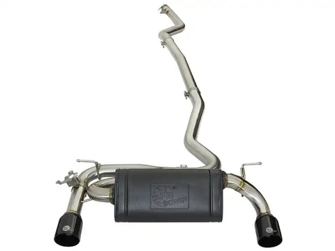 aFe 49-36334-B MACHForce XP Exhausts Cat-Back SS 16-17 BMW 340i/iX 440i/iX (F3X) L6-3.0L (B58) w/Black Tips