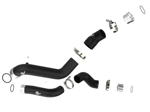 aFe 46-20424-B BladeRunner Black Intercooler Hot & Cold Side Tubes Combo 19-20 GM Trucks 1500 L4-2.7L (t)