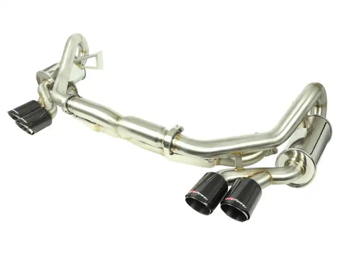 aFe 49-36406-1C MACHForce XP 12-16 Porsche 911 Carrera H6-3.8L SS-304 Cat-Back Exhaust w/Carbon Fiber Tips