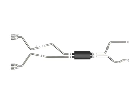 aFe 49-33139-P MACH Force-Xp 2.5in. 304 SS C/B Exhaust 20-21 Ford Explorer V6-3.0L - Polished Tip