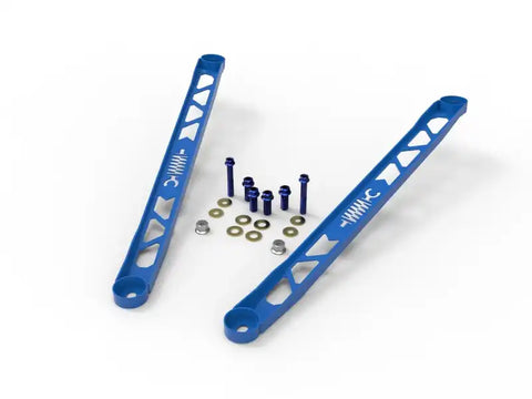 aFe 450-721003-L CONTROL 304 Stainless Steel Front Suspension Strut Brace Blue - Toyota GR Supra (A90) 20-21