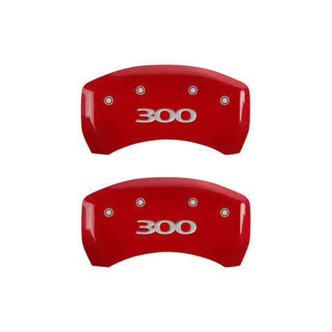 MGP 4 Caliper Covers Engraved Front & Rear 300 Yellow finish black ch