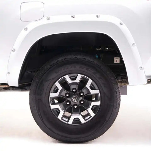 EGR 16+ Nissan Titan XD Bolt-On Look Color Match Fender Flares - Set Liquid Platinum Metallic
