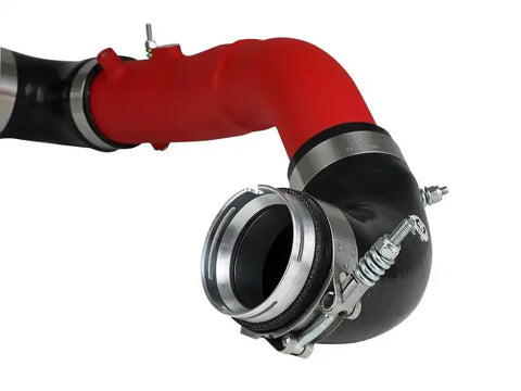 aFe 46-20398-R 2020 Toyota Supra 3.0L 3in Red Intercooler Tube - Hot