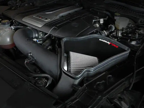 aFe 54-13039D Magnum FORCE Stage-2 Cold Air Intake System w/Pro Dry S Media 18-19 Ford Mustang GT