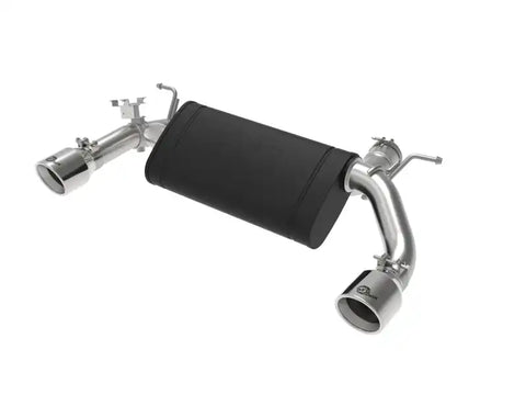 aFe 49-36348-P MACHForce XP 3in to 2.5in 304 SS Axle-Back Exhaust w/ Polished Tips 14-16 BMW M235i
