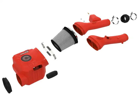 aFe 50-70095DR Momentum GT Red Edition Cold Air Intake System w/ Pro DRY S Filter Toyota FJ Cruiser 07-23 V6-4.0L